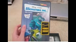 Opening To Monsters Inc Vhs 2002 Brief Commentary Australia