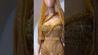 Evening Gown By 𝐌𝐈𝐍𝐇𝐓𝐔𝐀𝐍 𝐂𝐎𝐔𝐓𝐔𝐑𝐄