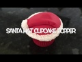 Santa Hat Cupcake Topper