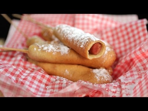 Funnel Cake Hot Dogs Recipe