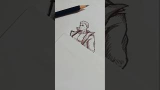 Menggambar Nanami Kento Versi Serius