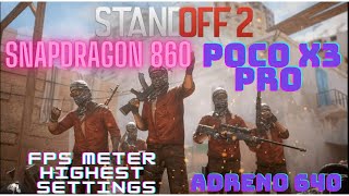 Standoff 2 Snapdragon 860 Adreno 640 60 Fps Fps Meter Benchmark Poco X3 Pro