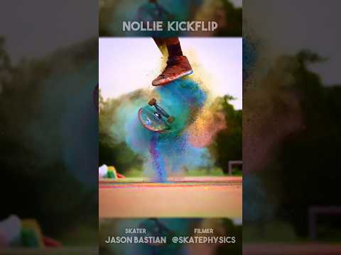 Most Colorful Nollie Kickflip You've Seen All Day #skateboarding