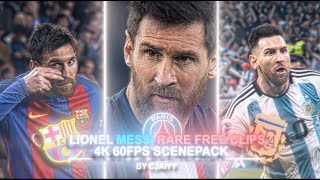 Lionel Messi Rare Free Clips 4K 60Fps Scenepack Added Topaz No Ae Cc