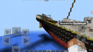 Титаник В Minecraft Pe | Titanic In Minecraft Pe
