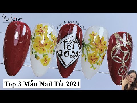 Nails Tết 2021 - Top 3 Mẫu Vẽ Móng Tay Đẹp Nhất