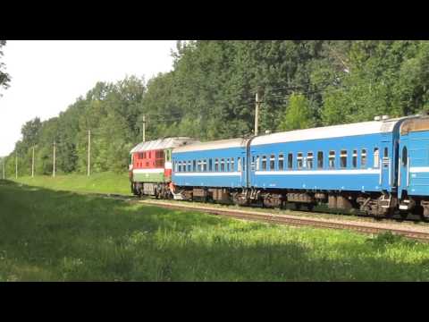 БЧ ТЭП70-0223 с поездом №394 Симферополь-Полоцк