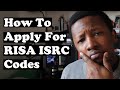 How To Apply for ISRC codes with RISA (Online Portal Tutorial)