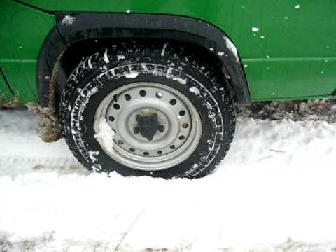 T3 Syncro 16 wheelspin in the snow