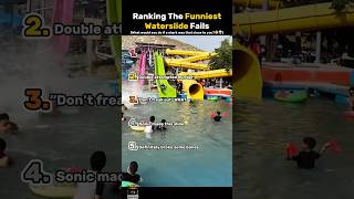 Ranking Funniest Waterslide Fails