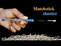 Insane Matchstick thrower 💯💯 | Pen and spring craft🔥🔥 #craft
