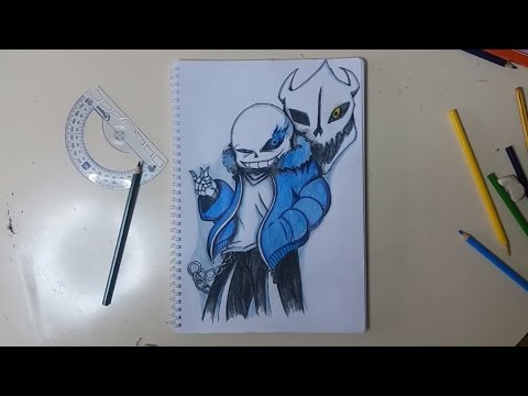 Рисуем санса из undertale поэтапно 53