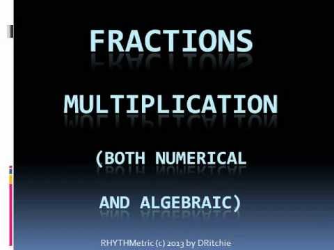 Fractions Song - Multiplication - FUN LEARNING MATH