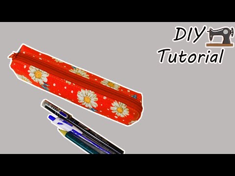 CÁCH LÀM TÚI ĐỰNG BÚT ĐƠN GIẢN BẰNG VẢI | MAY TÚI VÍ | Ặt Củ Tỏi DIY