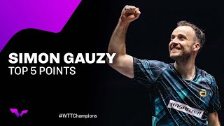 Simon Gauzy's Best Shots (So Far 😉) | Wtt Champions Edition