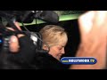 Title:Sharon Stone Shines at Mr. Chow Description:Sharon departs the ever-popular Mr. Chow  Friday evening, signing a bevy of autographs on the way out.  Still stunning, she dashes off into the night after braving a throng of photogs.