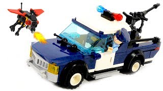 Build Lego Police Car - Enlighten Brick 1907 The Strike