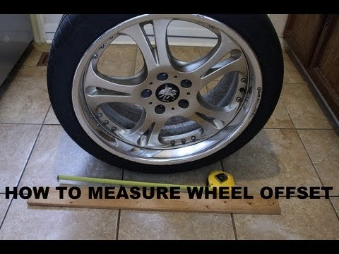 How to measure wheel offset