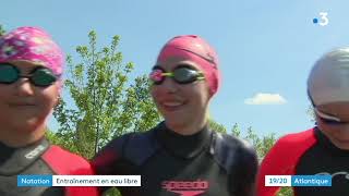 À Chaniers, Les Nageuses Sentraînent Dans La Charente