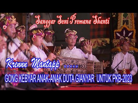 GONG KEBYAR ANAK-ANAK // PERSIAPAN PKB - 2023 // DUTA GIANYAR // NGAYAH PURA SAMUAN TIGA