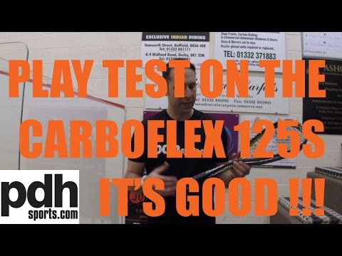 NEW Tecnifibre Carboflex 125 S Squash 2015 racket review by PDHSports.com