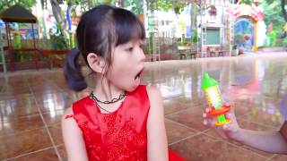 Indoor playground for kids pretend play with kids doctor- Funny video for children.