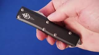 Microtech Tactical Beard Comb Stonewash Fine Tooth Usa
