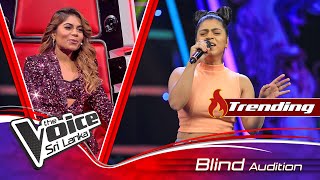 Ashinsani Wickramage | Ingi Marana Tharu Rena Blind Auditions | The Voice SL