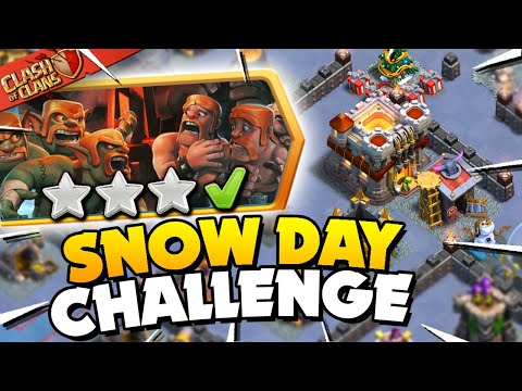 Easily 3 Star the Snow Day Challenge (Clash of Clans)