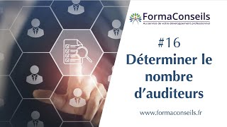 Déterminer Le Nombre Dauditeurs Internes Au Sein Dune Organisation