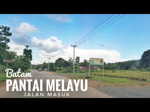 Jalan Masuk PANTAI MELAYU Kampung Kalat Jembatan 4 Barelang Batam | Jalan Batam
