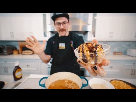 trying to deep fry ice cream