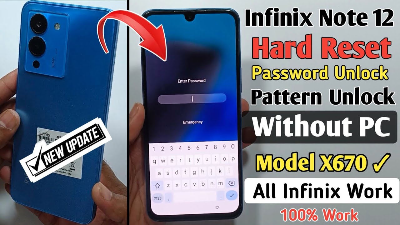 Infinix Note 12 hard reset Infinix Note 12 hard reset