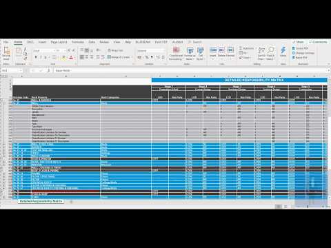 BIM Information Management. Responsibility Matrix Parameters Checker with Dynamo for Revit