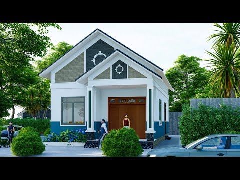 Mẫu nhà cấp 4 mái thái cực đẹp cực rẻ đầy đủ công năng được thiết kế tại Hà Tĩnh