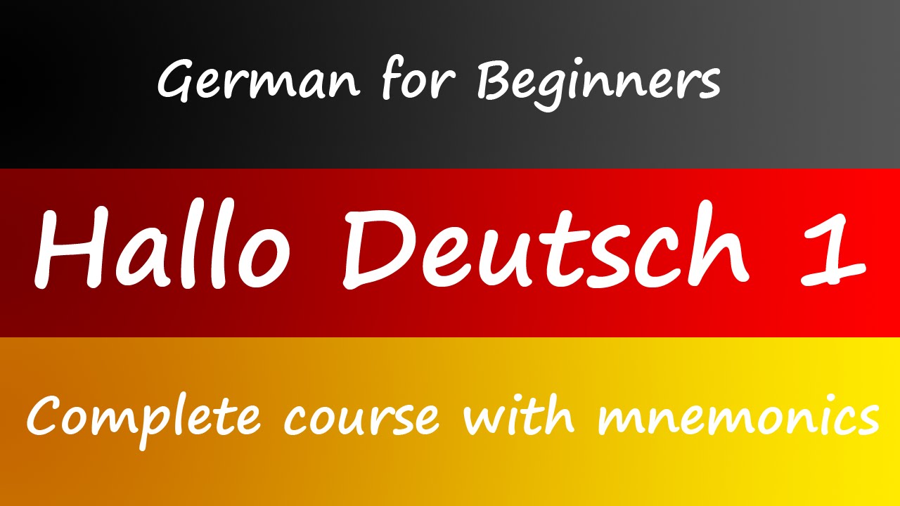 Learn German Online - Book and Course for Beginners - YouTube