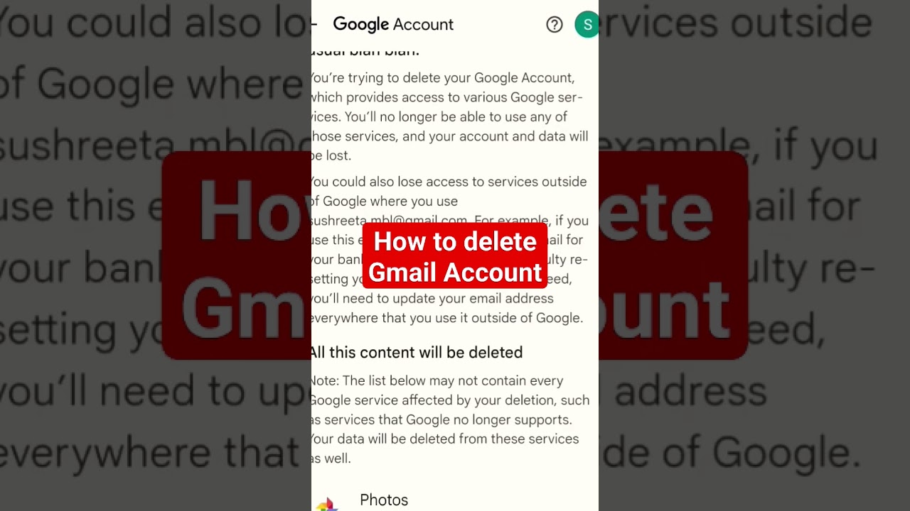 How to delete Gmail Account //How to delete Google How to delete Gmail Account //How to delete Google