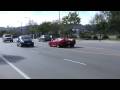 Los Angeles Super Car Meet TWO F40's and crazy accelerations.
