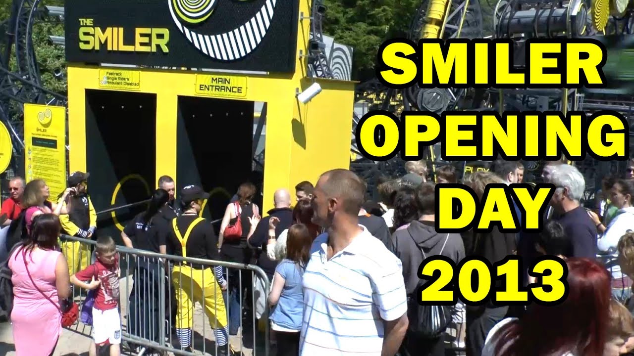 The Smiler rollercoaster opening day footage 31/5/2013 at Alton Towers