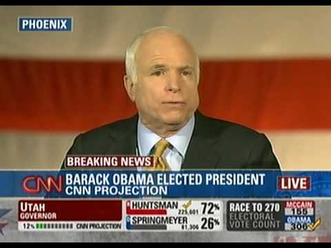 John McCain Speech Conceding the Presidency
