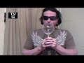 Wine glass resonance in slow motion