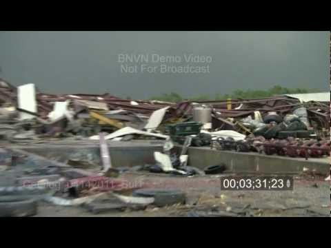 4/14/2011 Tushka, OK tornado and damage video