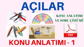 Açilar - Konu Anlatimi - 1 2020 7. Sinif Örnek Soru Çözümü
