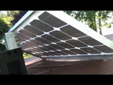 My first DIY solar panel - YouTube