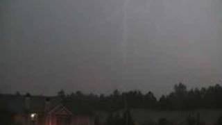 Lightening Storm caught on tape
