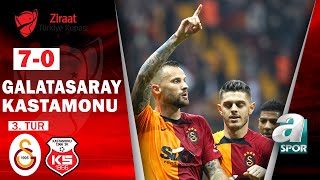 Galatasaray 7-0 Kastamonuspor MAÇ ÖZETİ (Ziraat Türkiye Kupası 3.Tur Maçı) / 19.