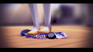 Mmd Crush Girl In Perfect Flats Crushing Plastic Car