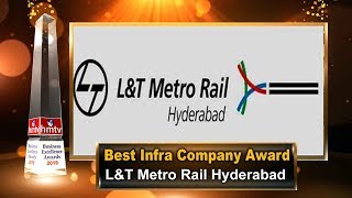 L & T Metro Rail Hyderabad Limited | Best Infrastructure Company Award | BEA 2019 | hmtv