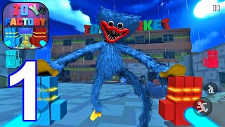 Scary Toy Factory Huggy Wuggy - Gameplay Walkthrough Part 1 Chapter 1-4 Full Game Android,Ios