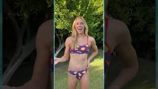 Sporti X Alex & Gretchen Walsh Groovy Tracy Double Strap Bikini Bottom Swimoutlet
